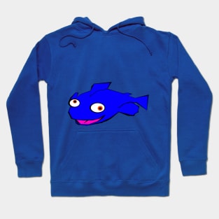 Blue fish Hoodie